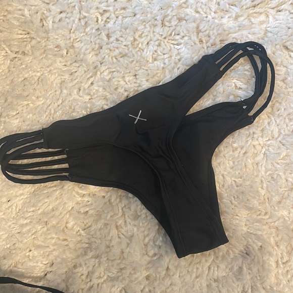 Boutine LA Swim Boutinela Black Thong Bikini Bottom Poshmark